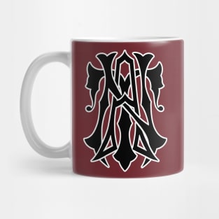 Naked Art Monogram Mug